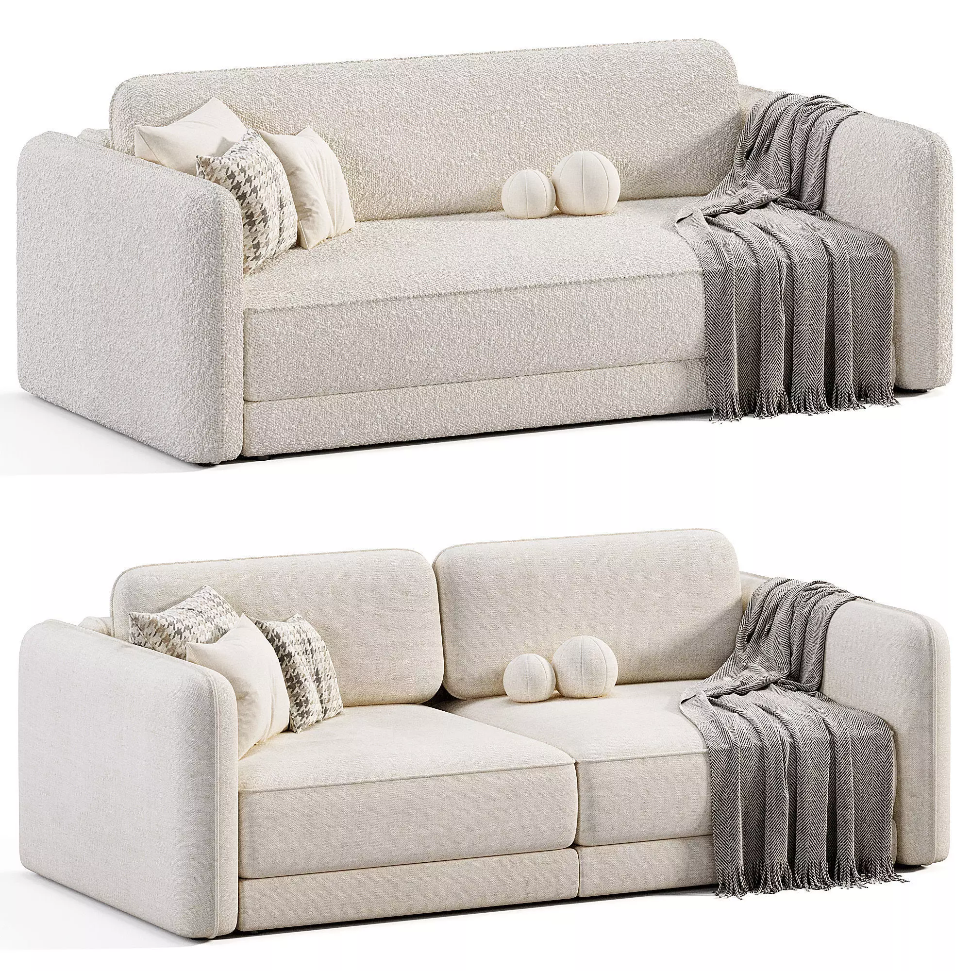 Marli Sofa By Dantonehome Low-poly 3D model_0
