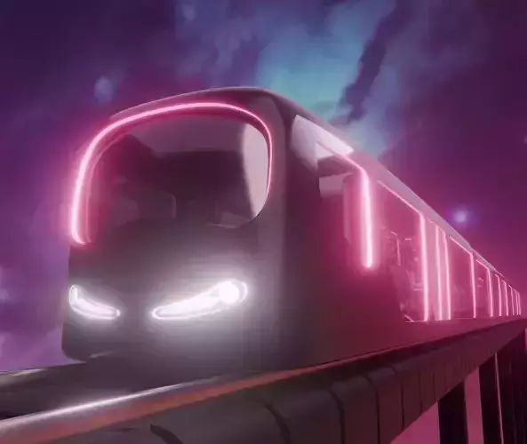 Sci-Fi Metro Train
