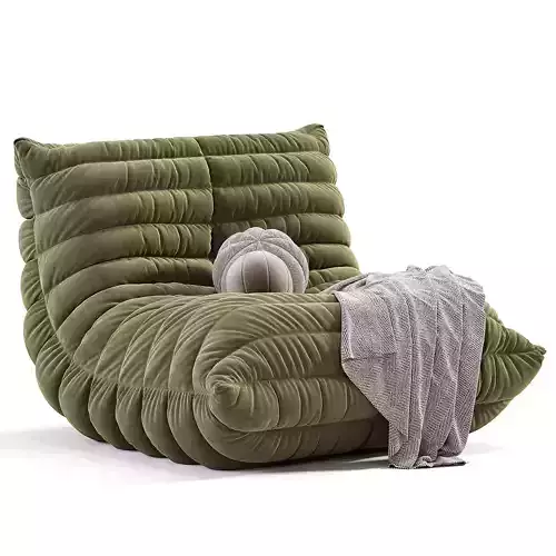 Ligne Roset Pouf By TOGO Low-poly 3D model