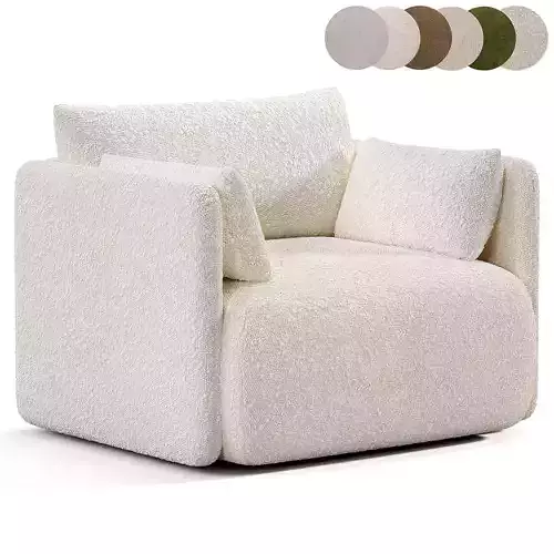 Offset Lounge Chair By Twentytwentyon Low-poly 3D model