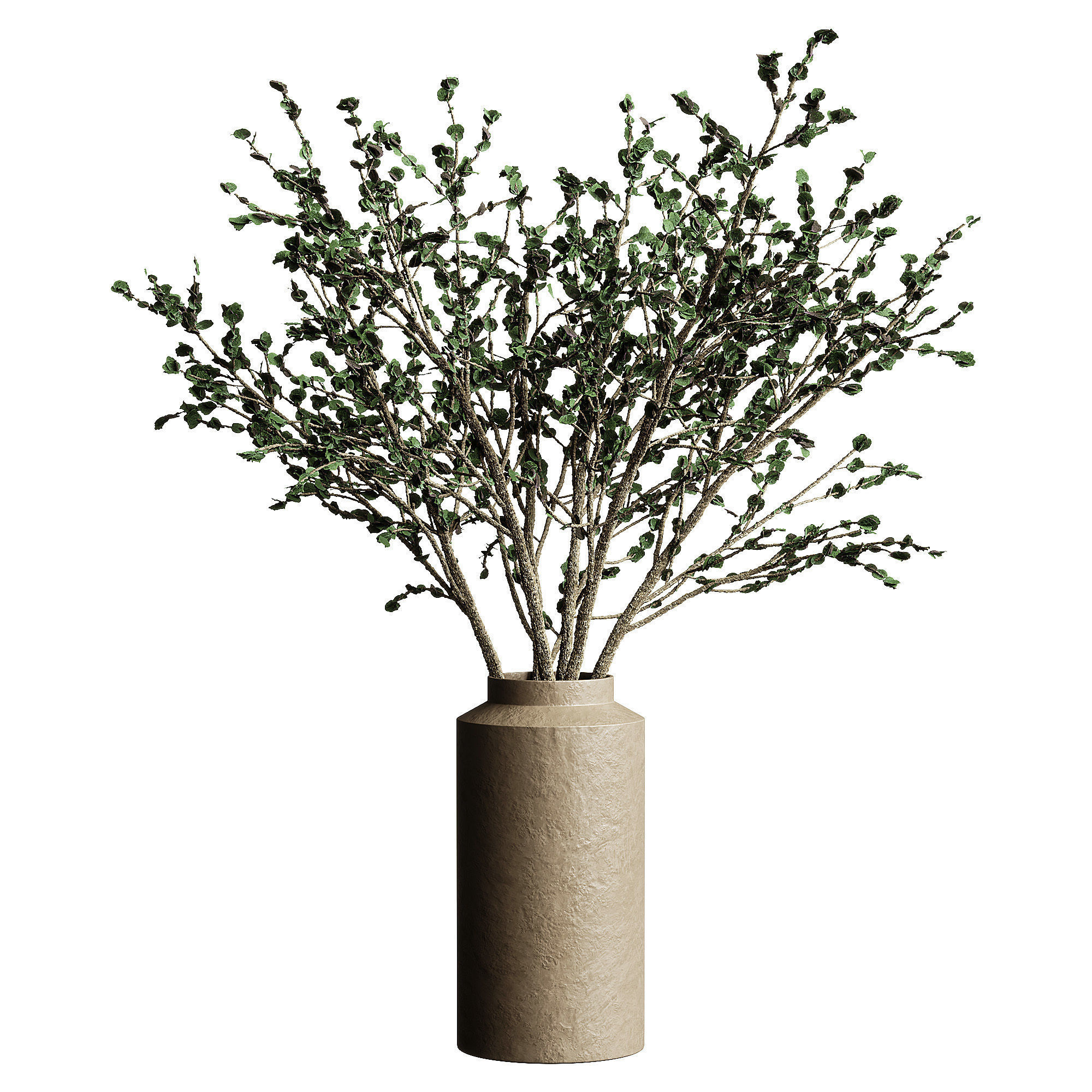 Bouquet Plant Set 02 Low-poly 3D model_1