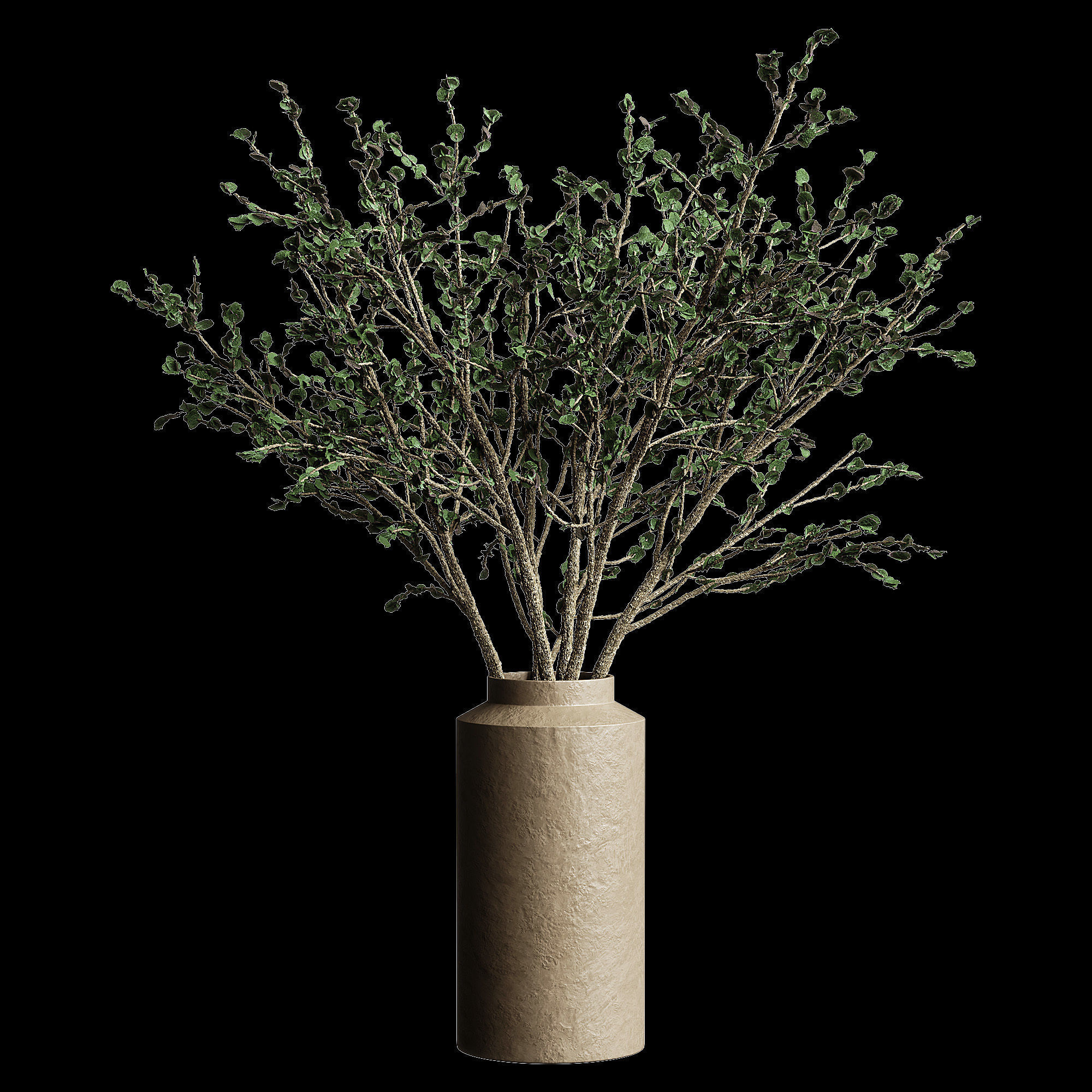 Bouquet Plant Set 02 Low-poly 3D model_5