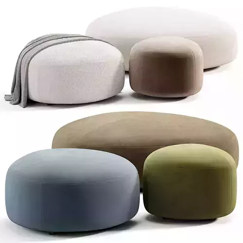 KIPU Pouf By Lapalma Low-poly 3D model