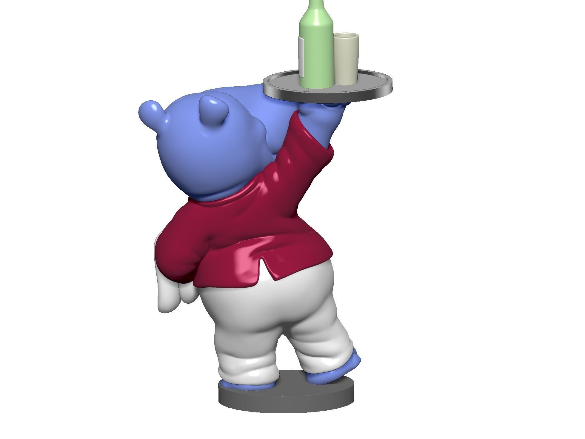 HIPPO WILLI WIRBELWIND FOR 3D PRINT STL 3D print model_18