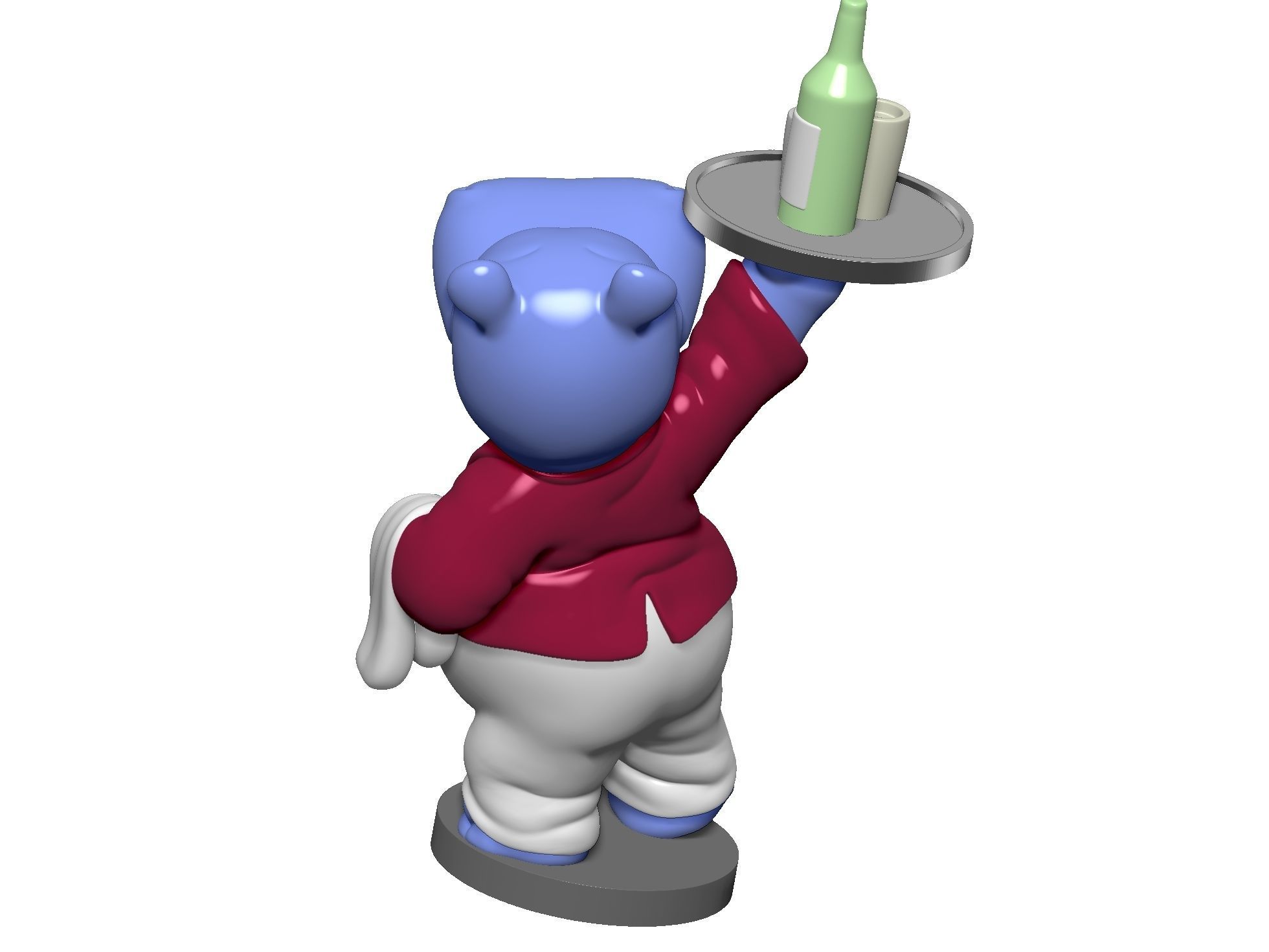 HIPPO WILLI WIRBELWIND FOR 3D PRINT STL 3D print model_6