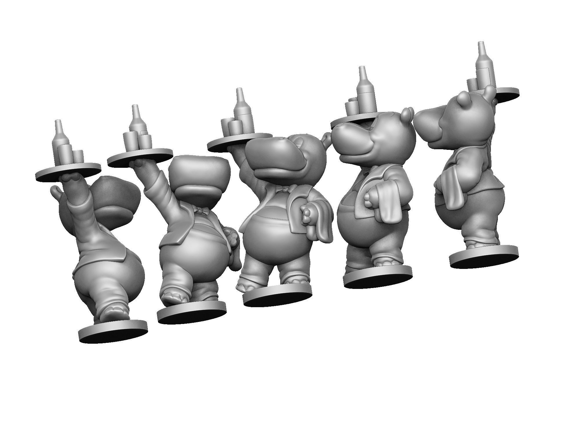 HIPPO WILLI WIRBELWIND FOR 3D PRINT STL 3D print model_13