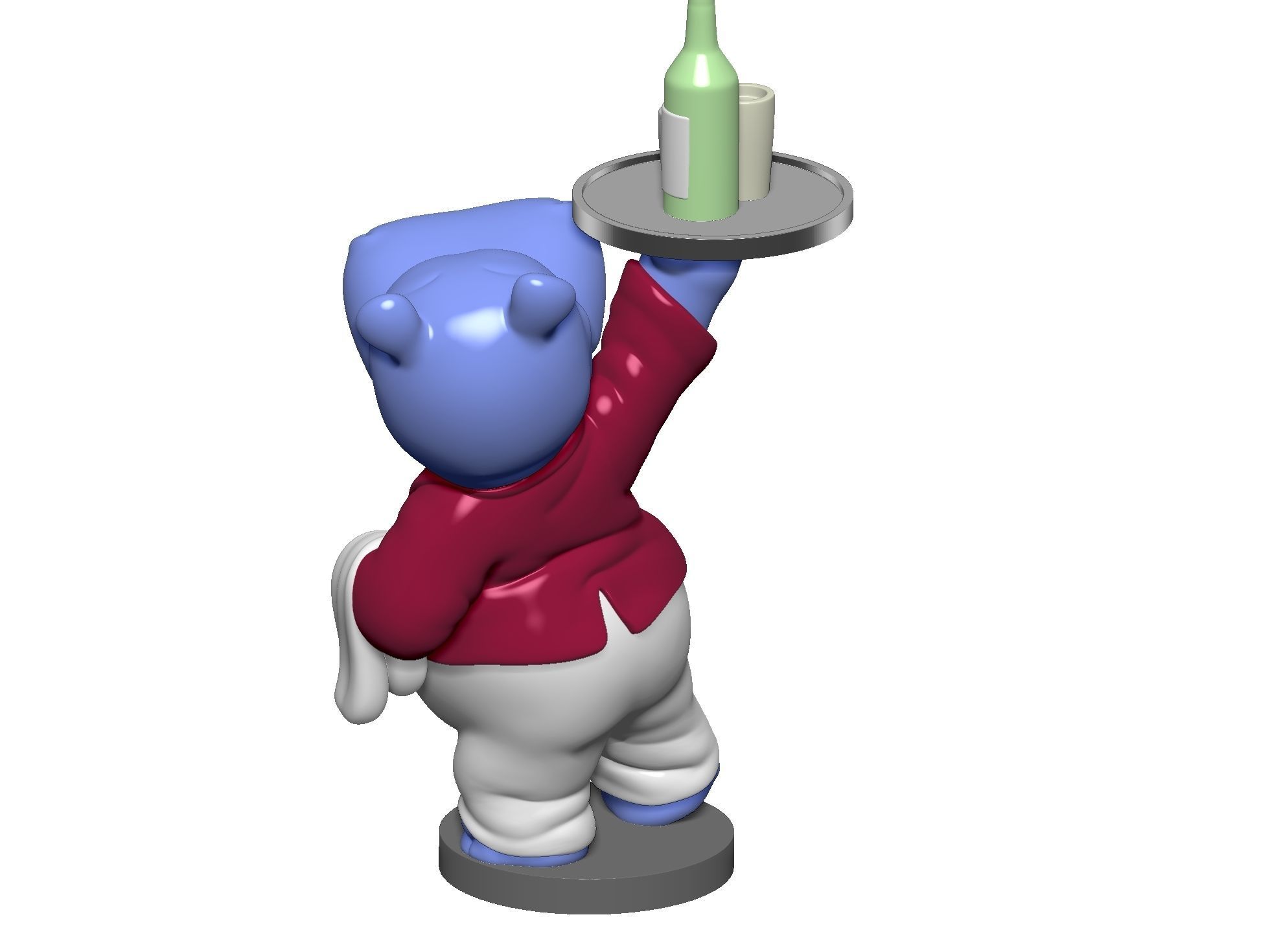 HIPPO WILLI WIRBELWIND FOR 3D PRINT STL 3D print model_17