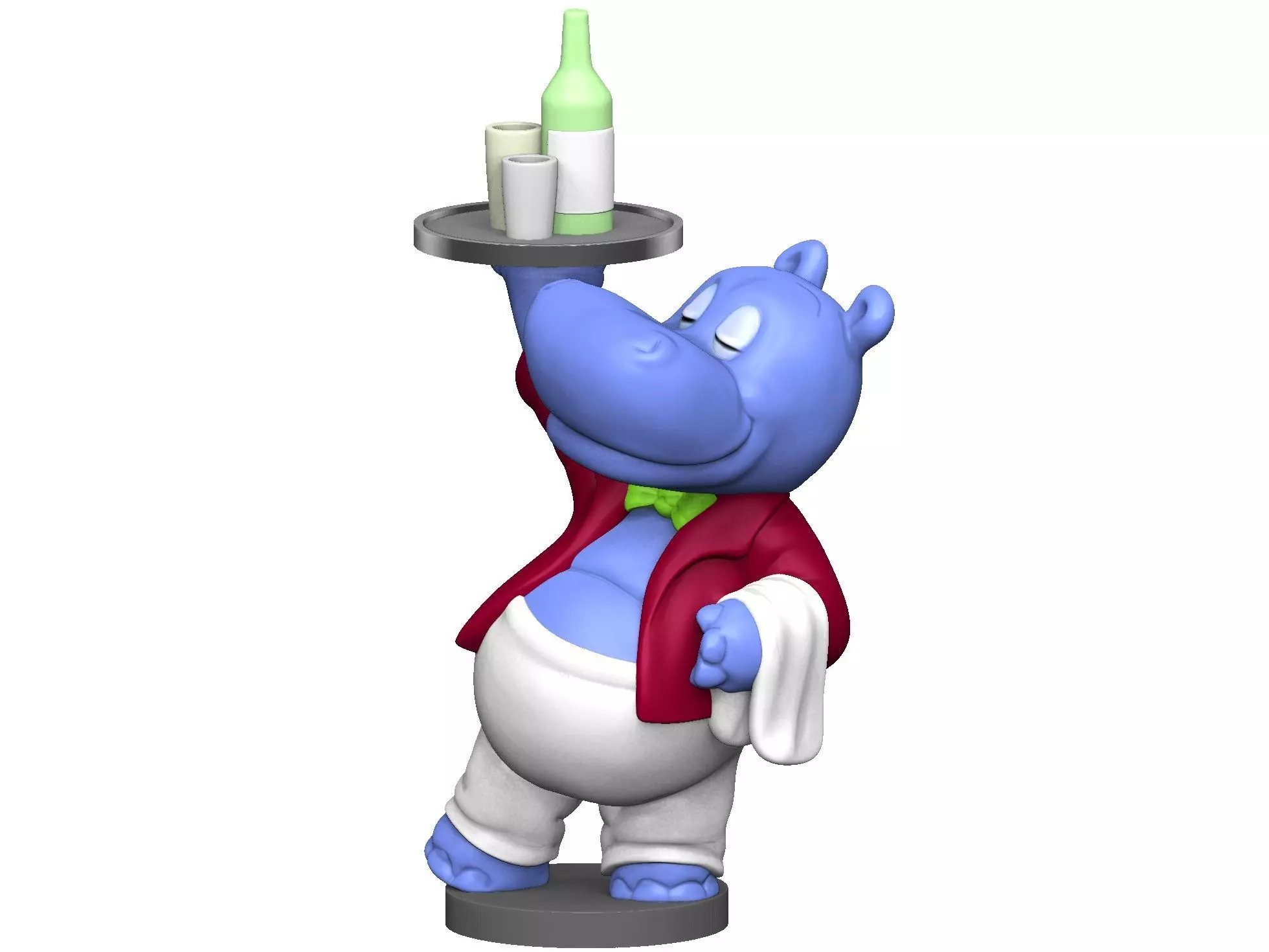 HIPPO WILLI WIRBELWIND FOR 3D PRINT STL 3D print model_0