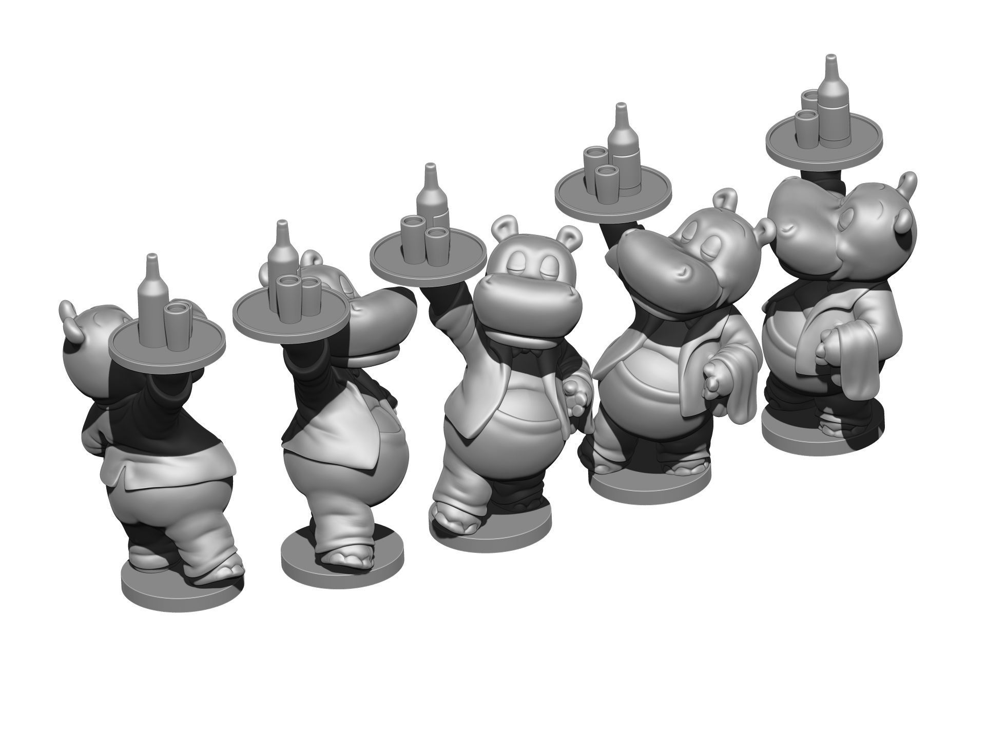 HIPPO WILLI WIRBELWIND FOR 3D PRINT STL 3D print model_14