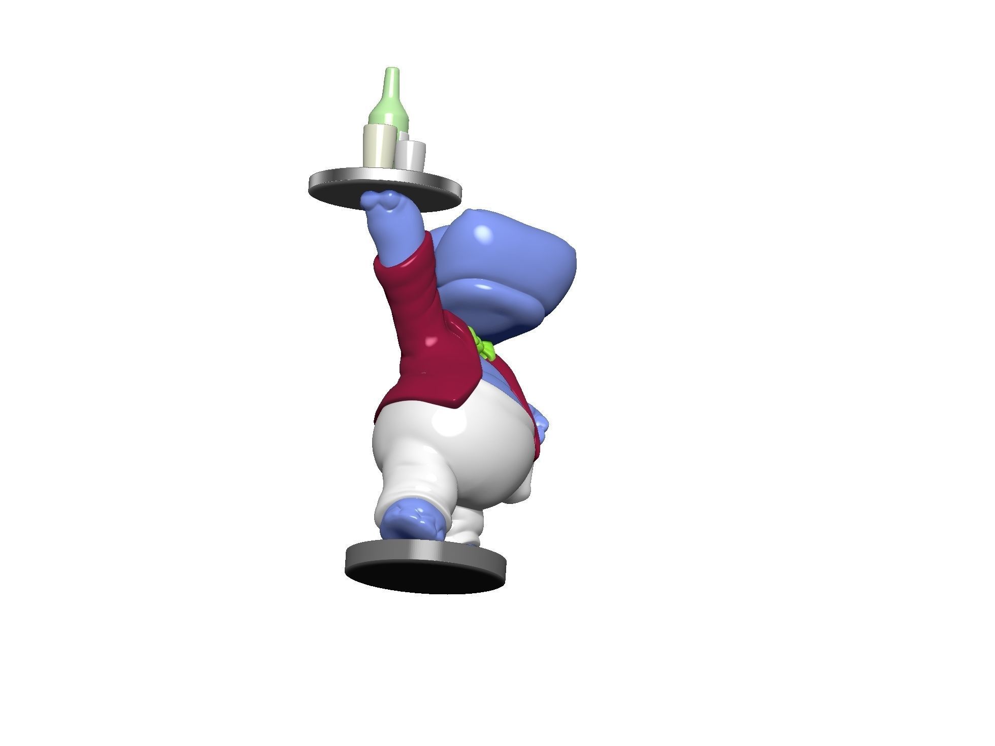 HIPPO WILLI WIRBELWIND FOR 3D PRINT STL 3D print model_21