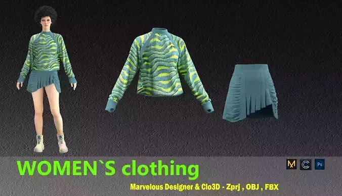 WOMEN CLOTHING  MODEL 