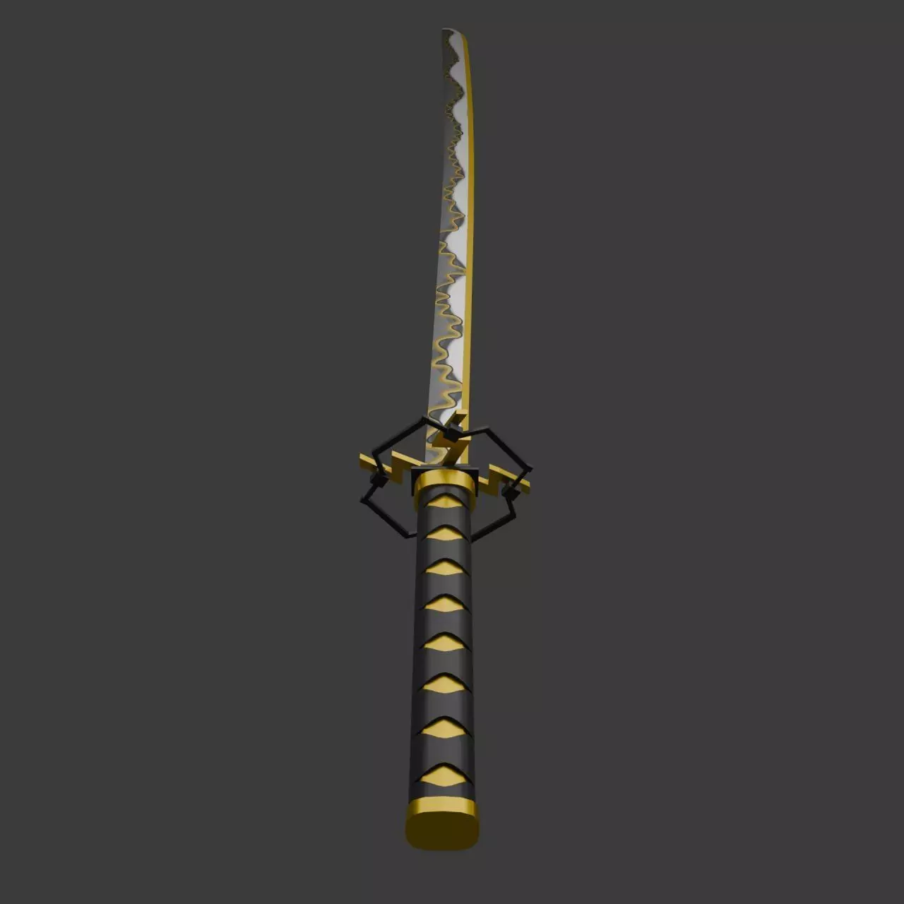 Blade Low-poly 3D model_0