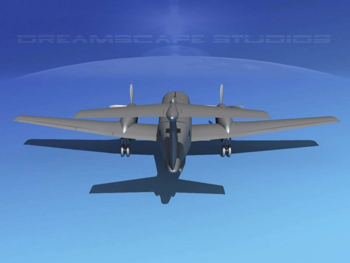 Beechcraft 350 Super King Air VBM 3D model_4