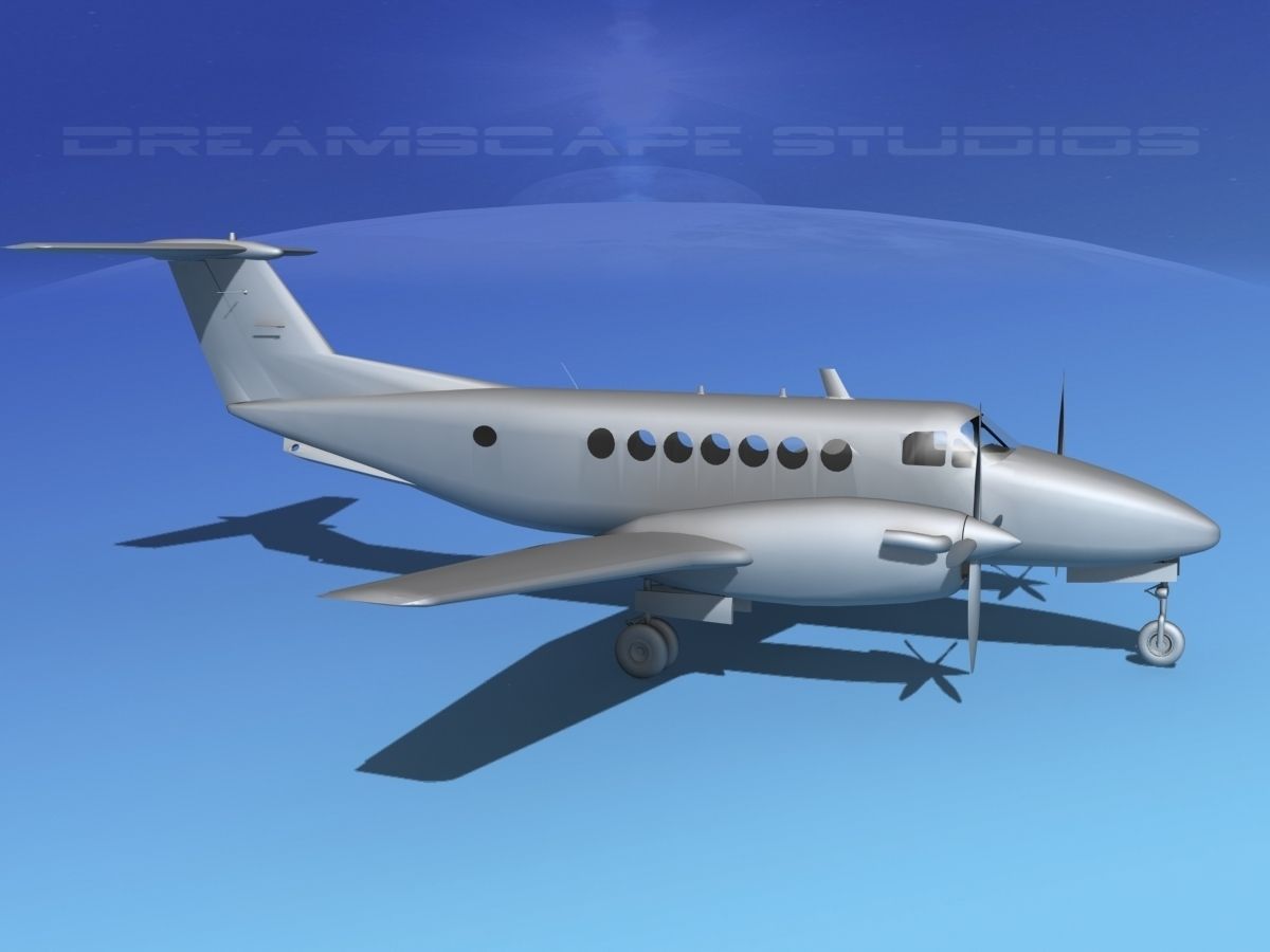 Beechcraft 350 Super King Air VBM 3D model_2