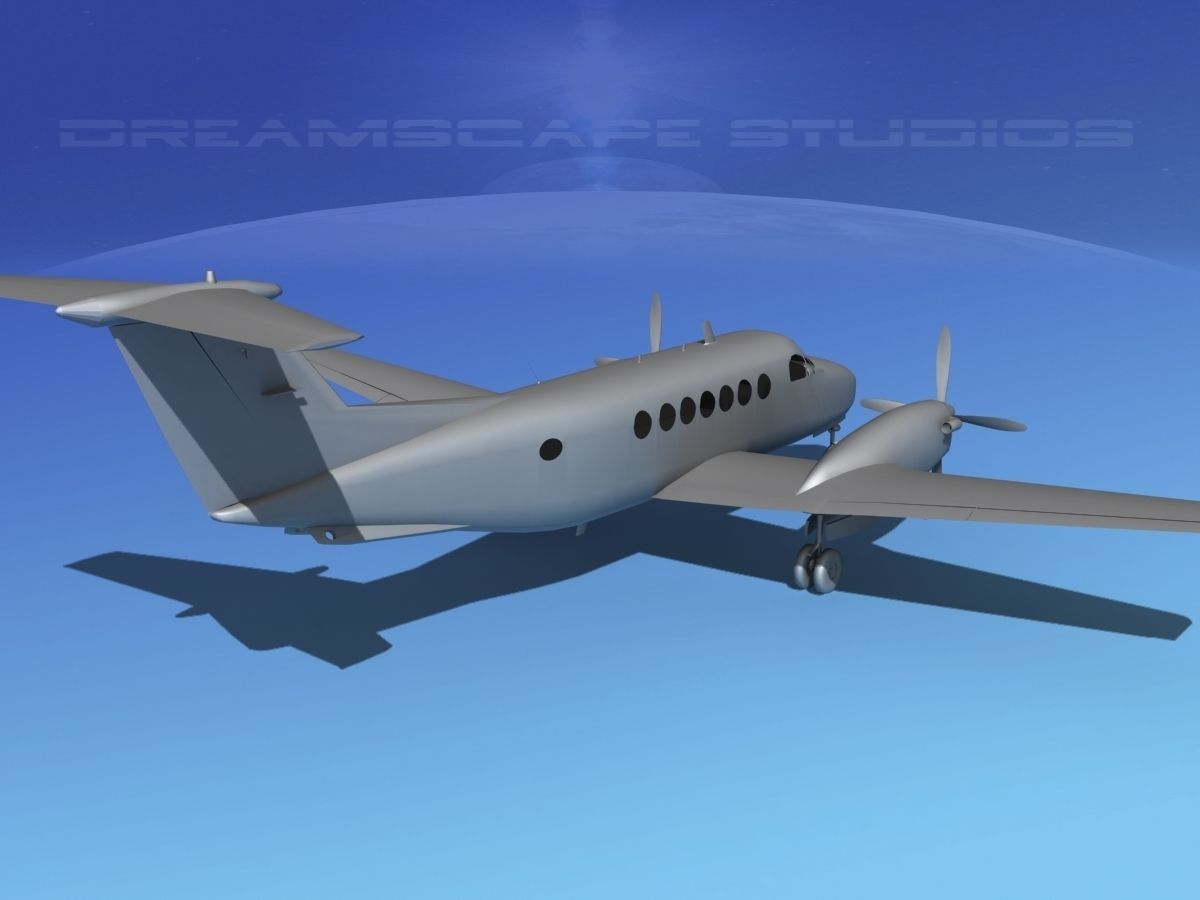 Beechcraft 350 Super King Air VBM 3D model_5
