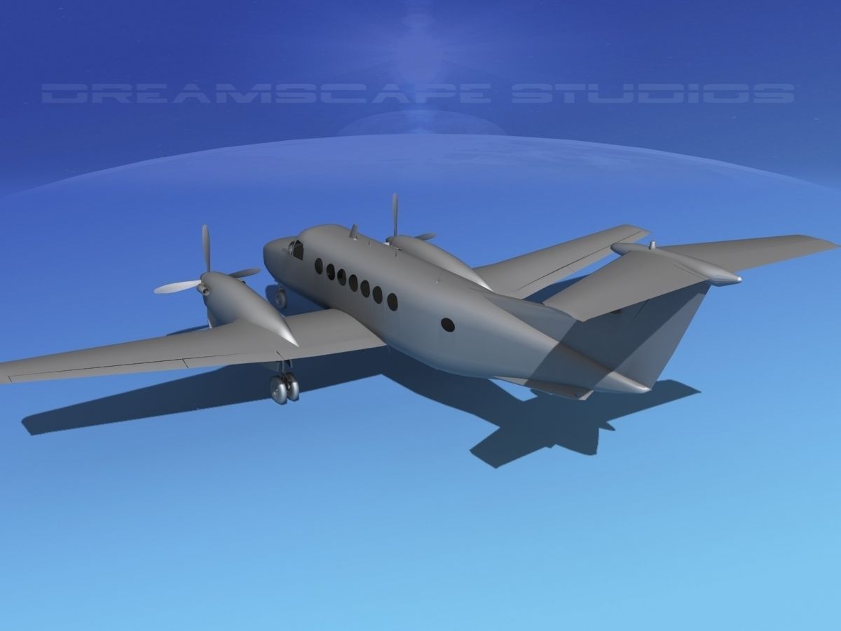 Beechcraft 350 Super King Air VBM 3D model_7