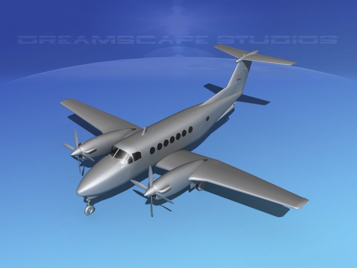 Beechcraft 350 Super King Air VBM 3D model_10