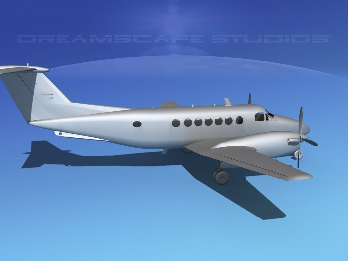 Beechcraft 350 Super King Air VBM 3D model_6