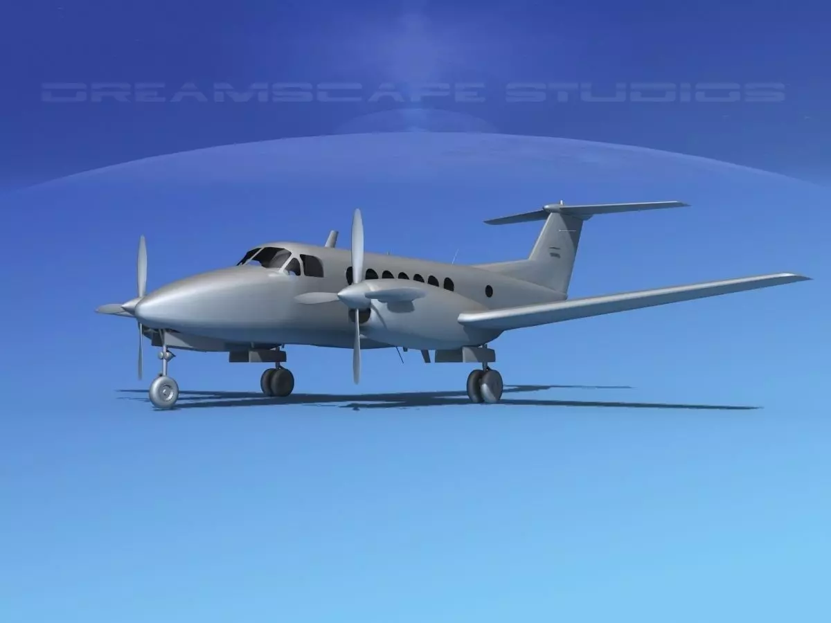 Beechcraft 350 Super King Air VBM 3D model_0