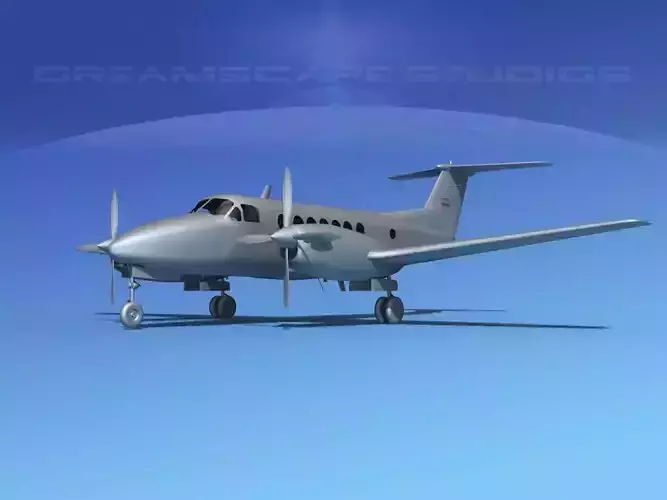 Beechcraft 350 Super King Air VBM 3D model