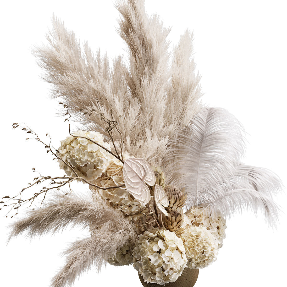 Flower In Vase 41 3D model_2