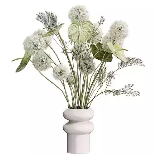 Flower In Vase 42 3D model