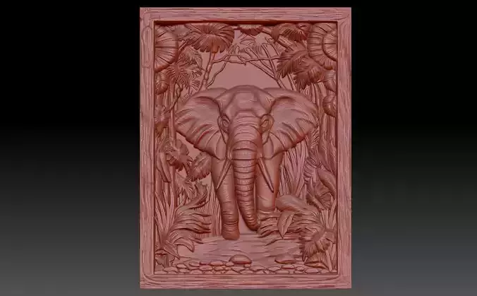 Elephant 3D print model