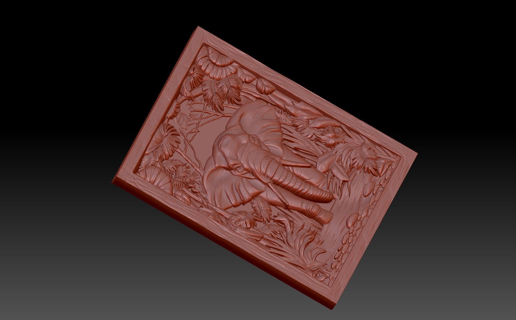 Elephant 3D print model_4