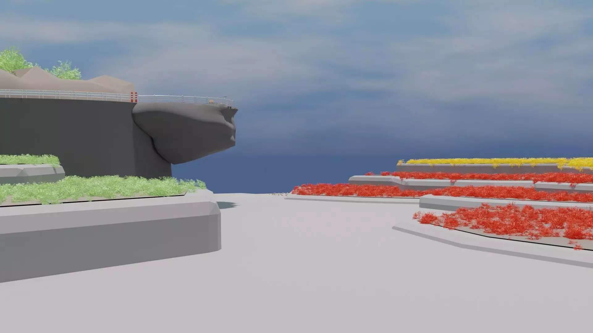 mountain path 3D model_0