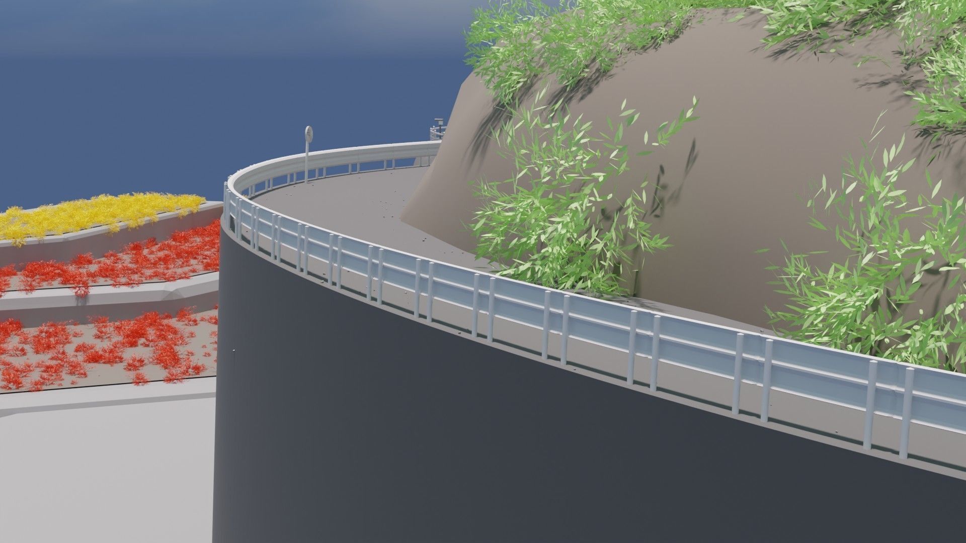 mountain path 3D model_2