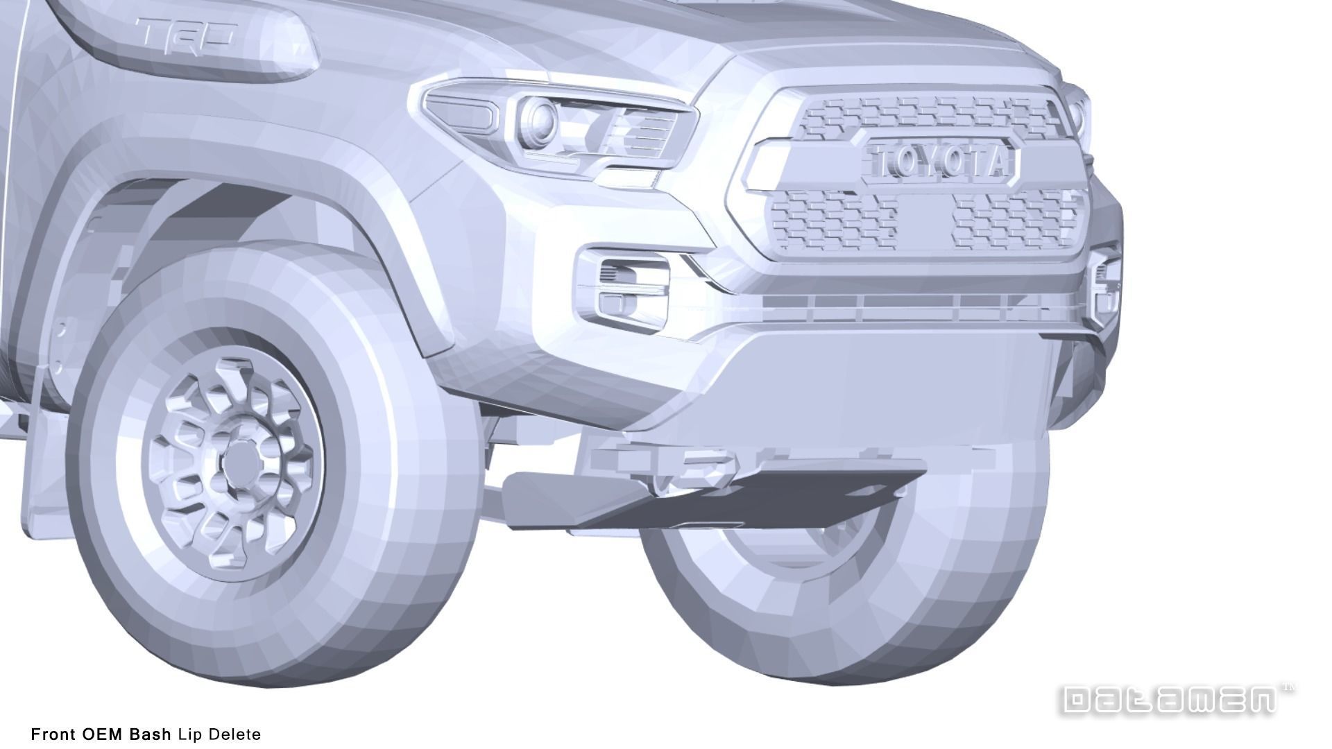 2019 TOYOTA Tacoma TRD Pro 3D Scan Surface Data Model 3D model_12