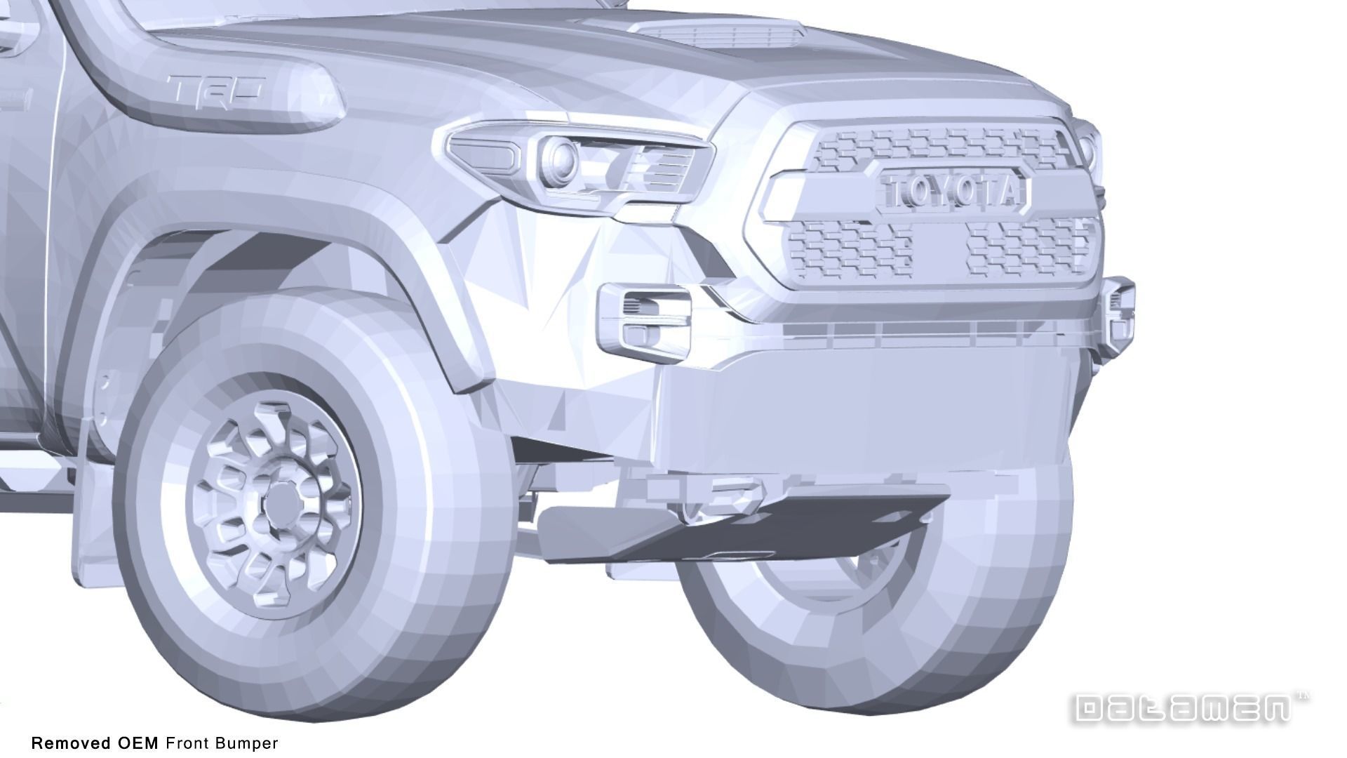 2019 TOYOTA Tacoma TRD Pro 3D Scan Surface Data Model 3D model_15