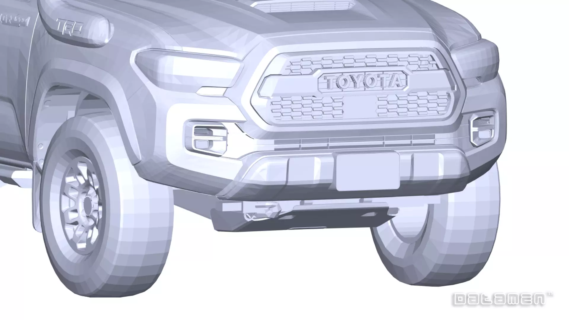 2019 TOYOTA Tacoma TRD Pro 3D Scan Surface Data Model 3D model_0