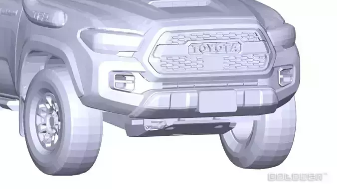2019 TOYOTA Tacoma TRD Pro 3D Scan Surface Data Model 3D model