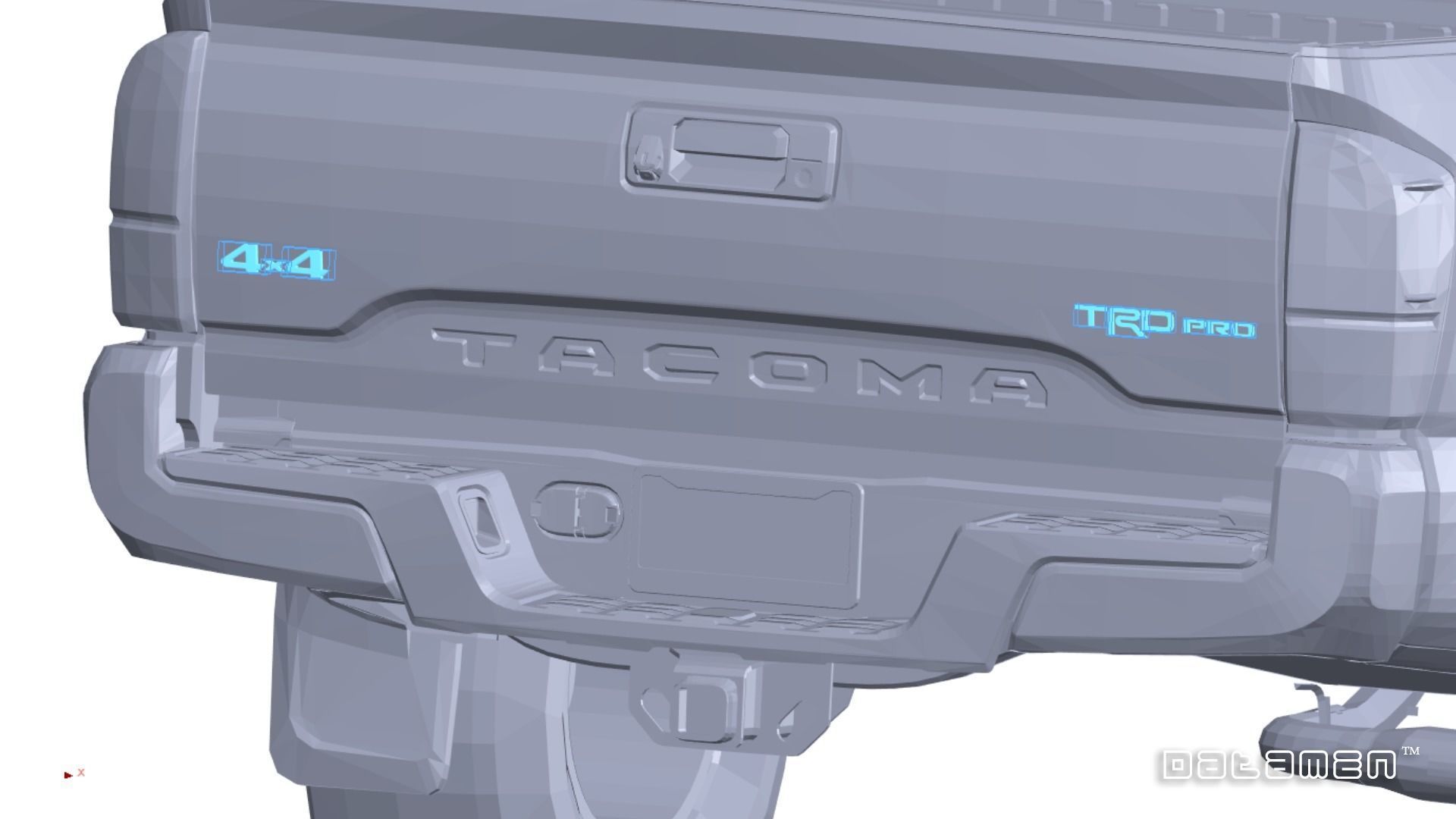 2019 TOYOTA Tacoma TRD Pro 3D Scan Surface Data Model 3D model_8