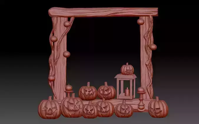 Halloween frame