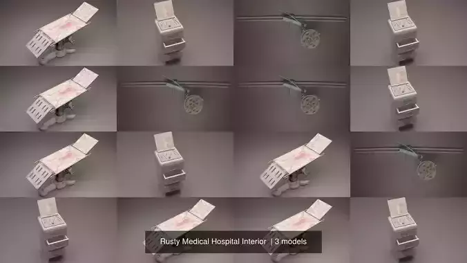 Rusty Medical Hospital Interior 