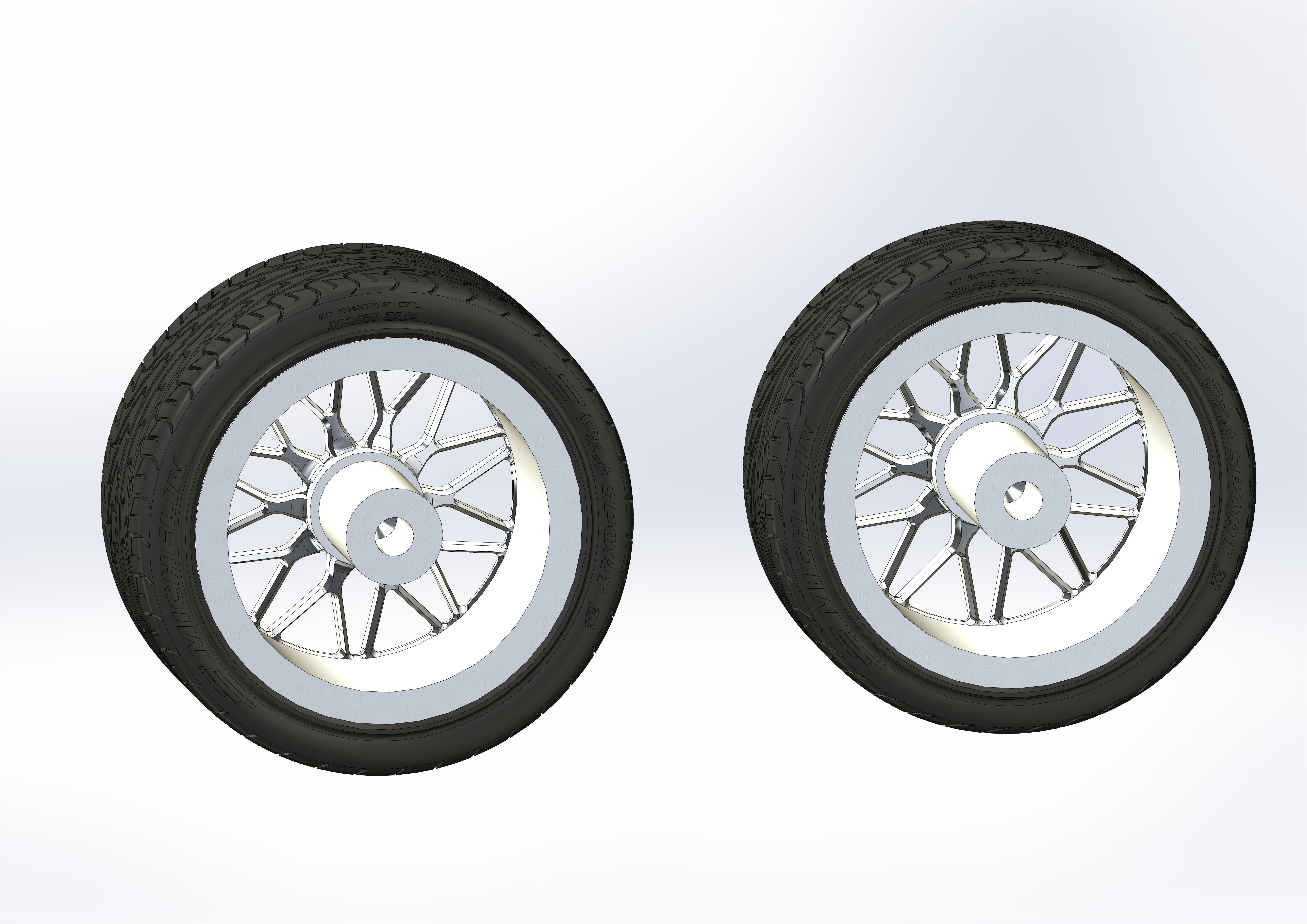 Custom wheels Foose Phoenix for your scale model 3D print model_6