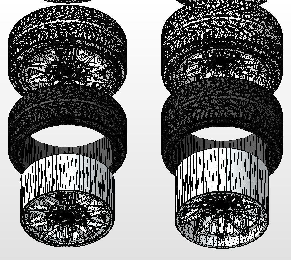 Custom wheels Foose Phoenix for your scale model 3D print model_18