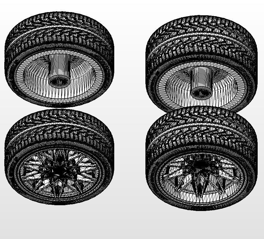 Custom wheels Foose Phoenix for your scale model 3D print model_22