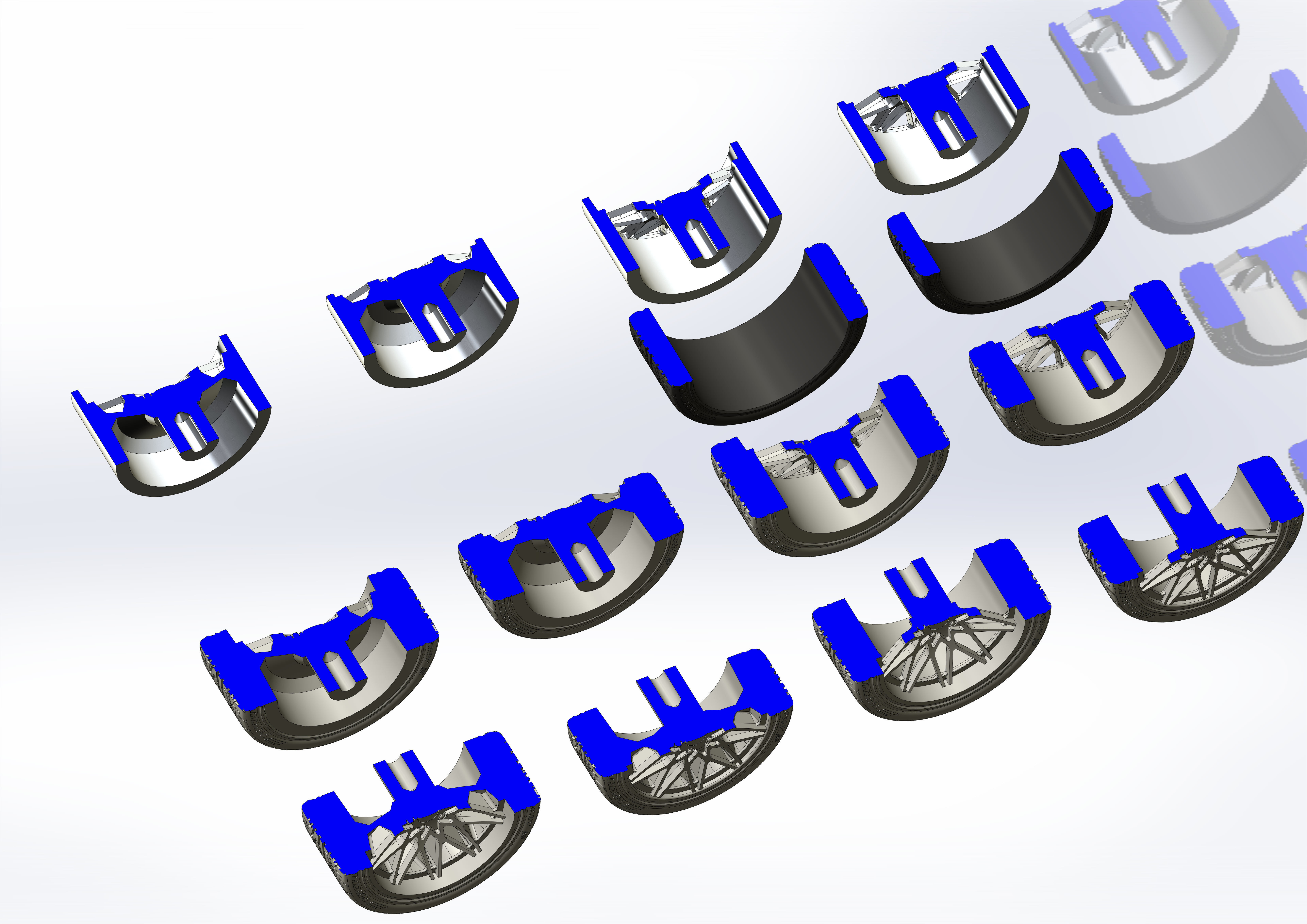 Custom wheels Foose Phoenix for your scale model 3D print model_13