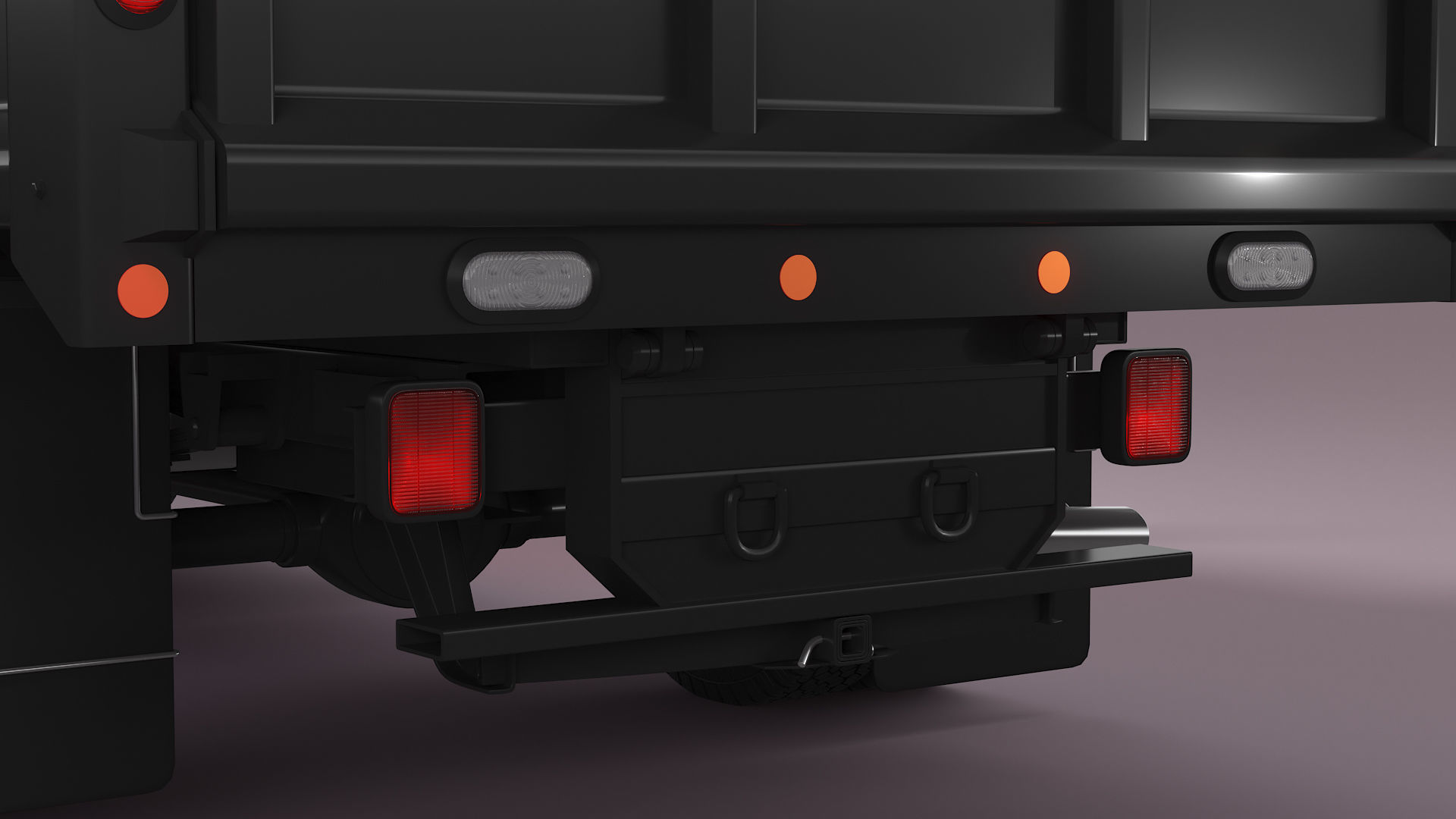 Snow Plow Truck 3D model_14