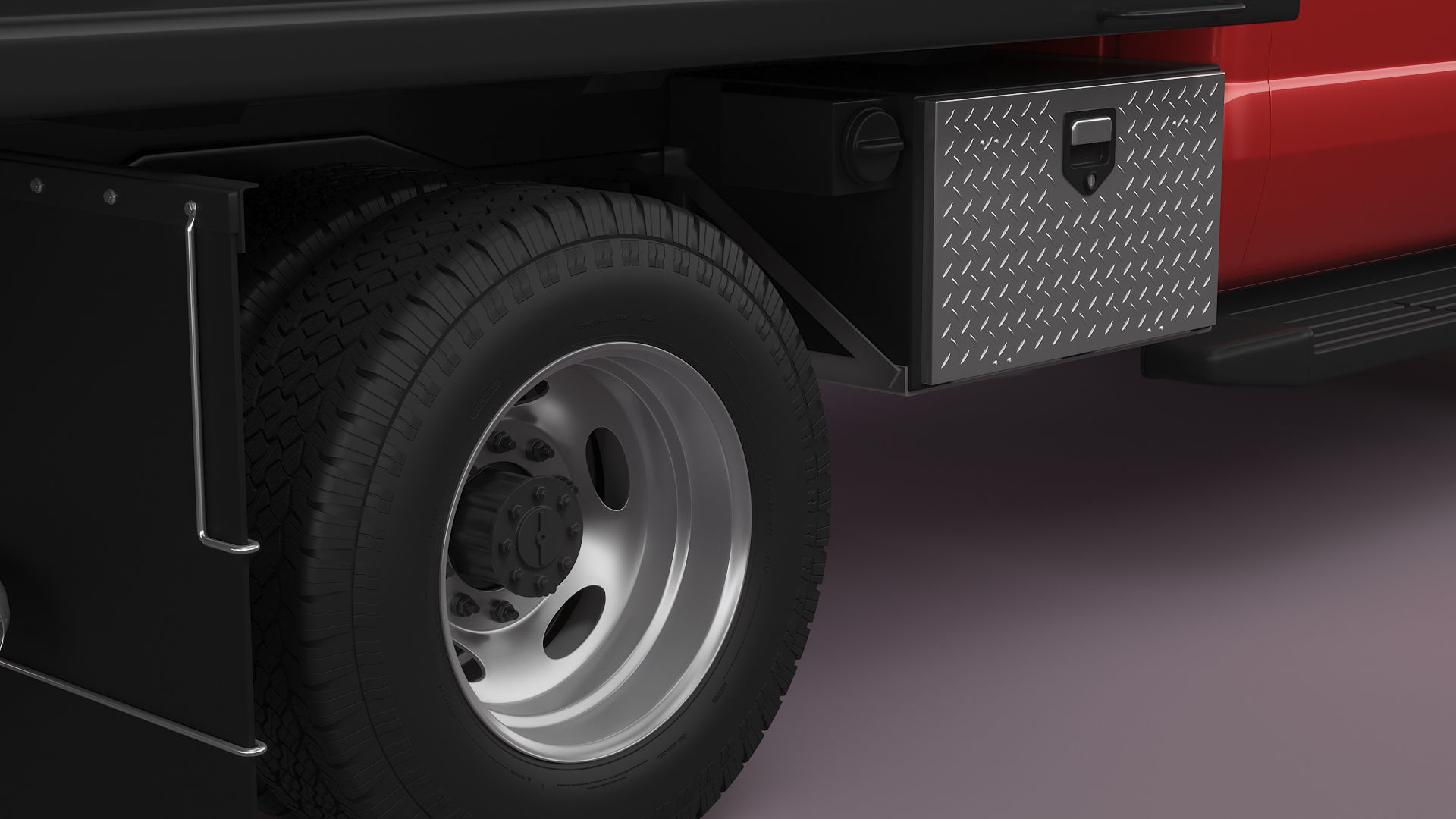 Snow Plow Truck 3D model_15
