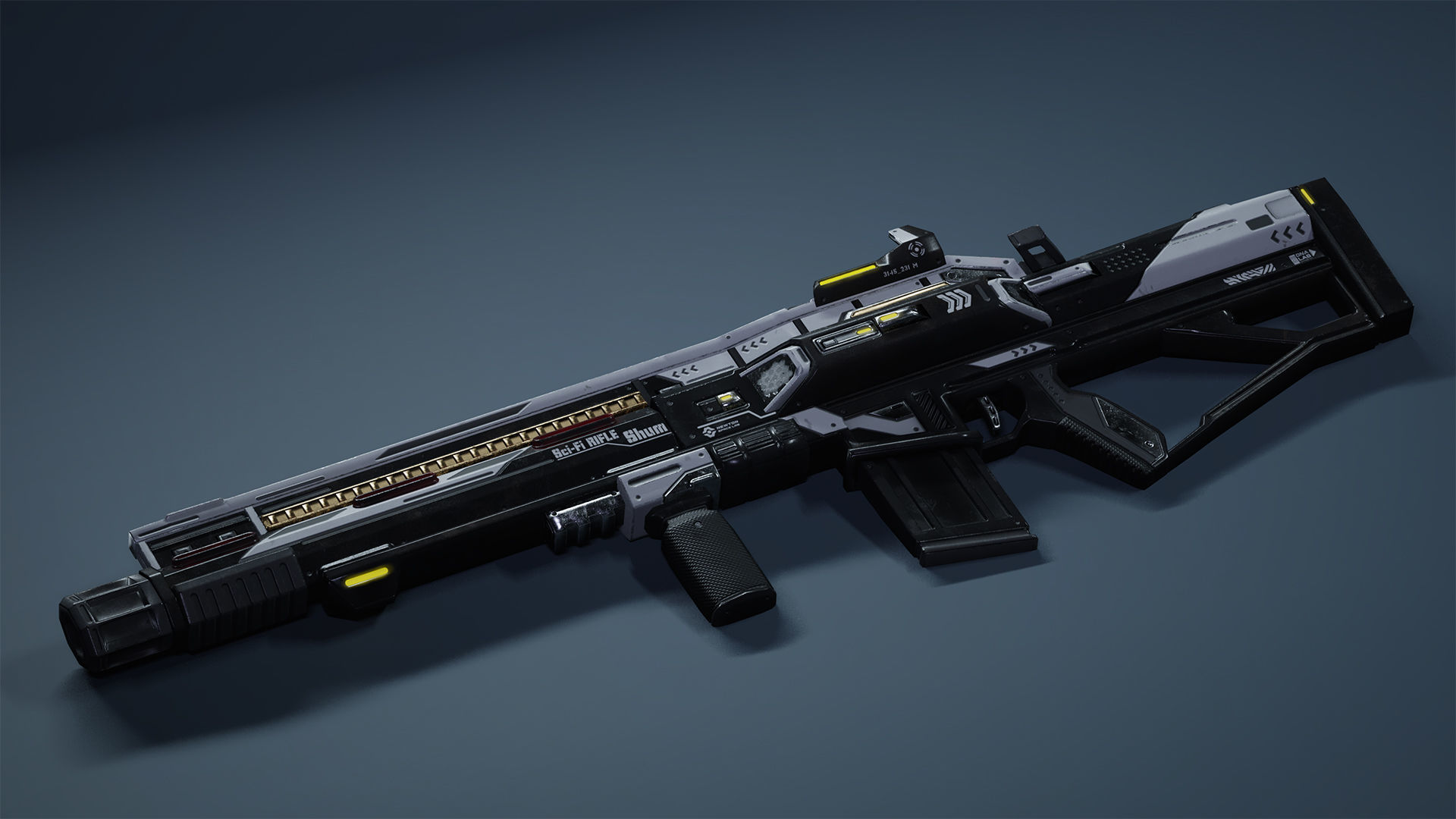 Sci-Fi Soldiers pack Low-poly 3D model_10