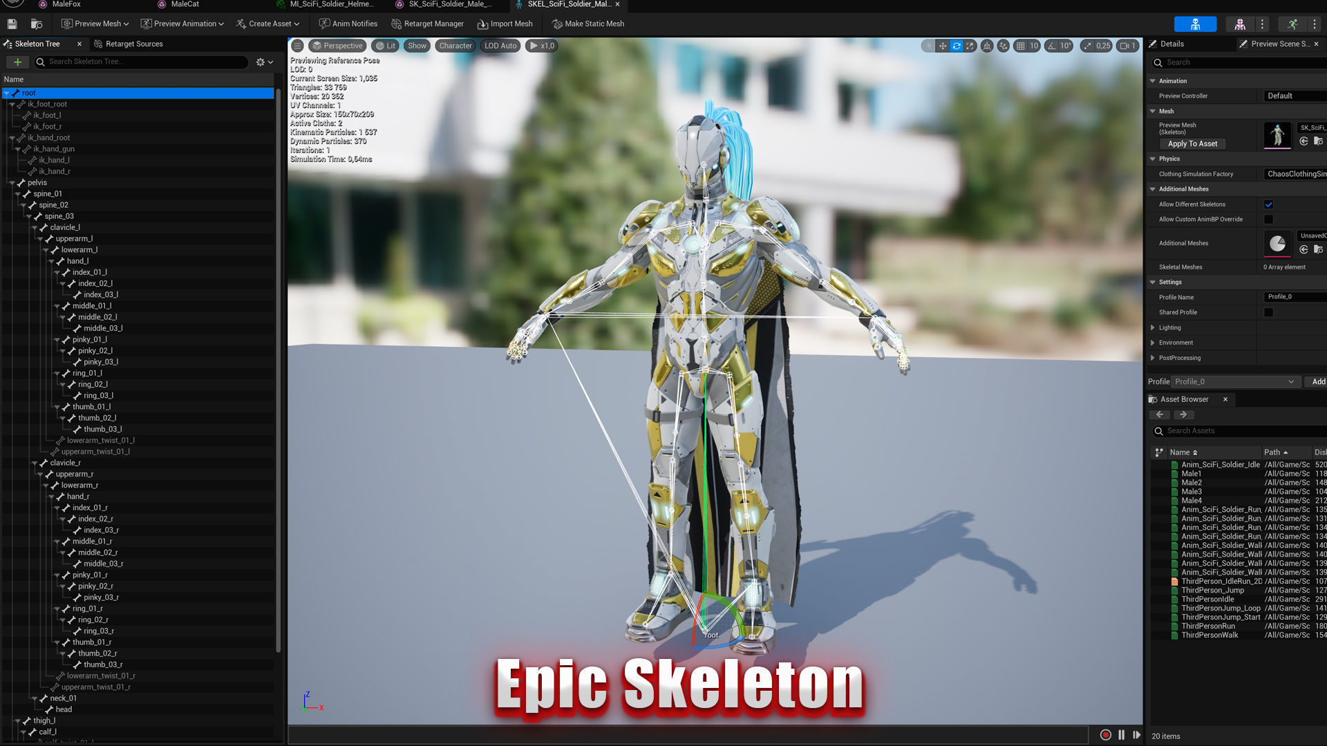 Sci-Fi Soldiers pack Low-poly 3D model_26