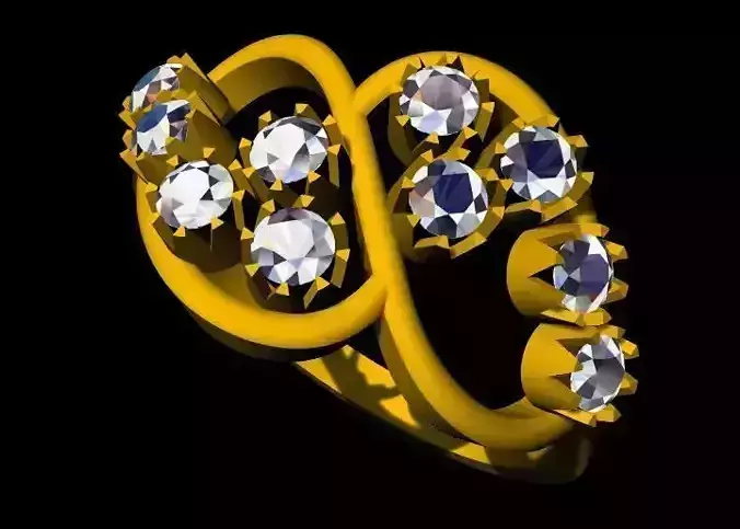 Diamond Ring 3dm file