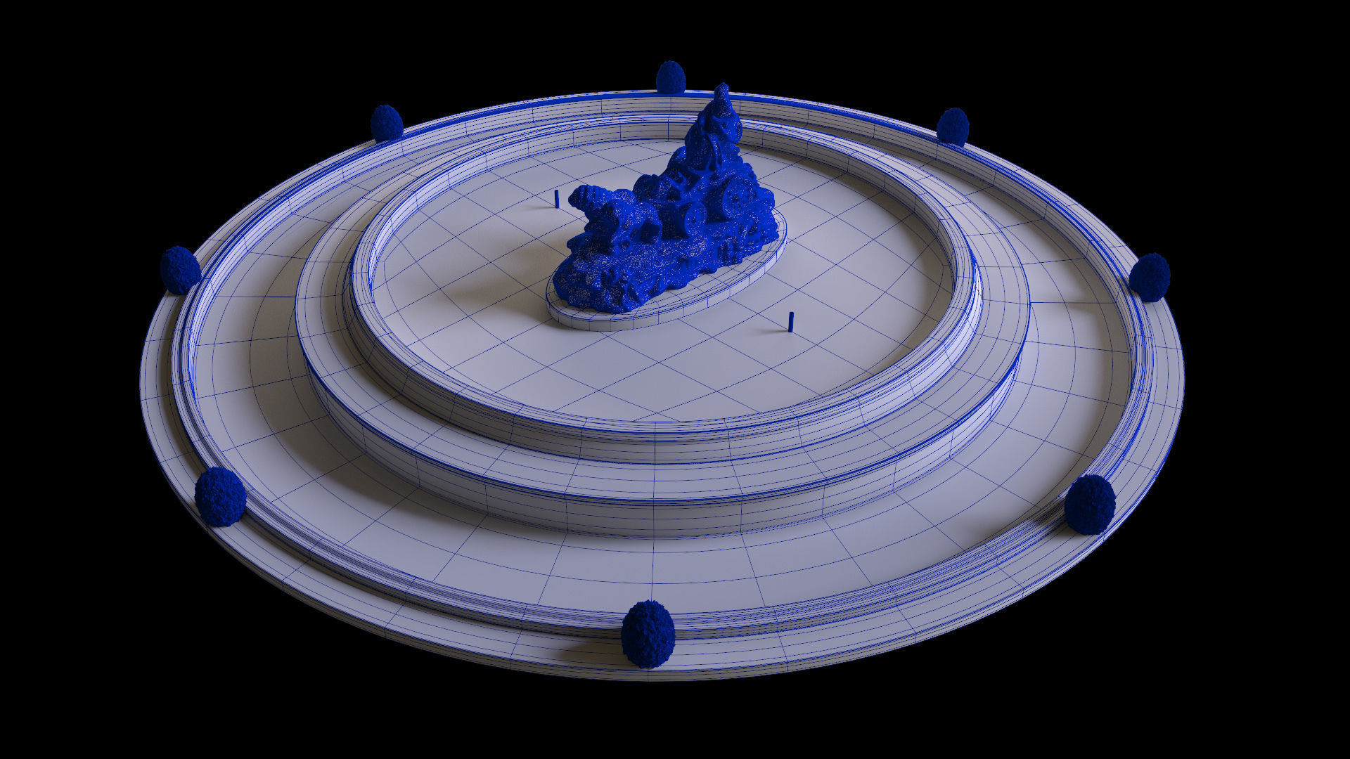  Cibeles Fountain Madrid 3D model_5