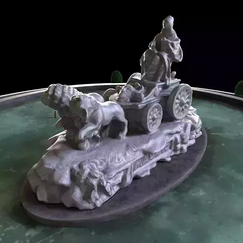 Cibeles Fountain Madrid 3D model