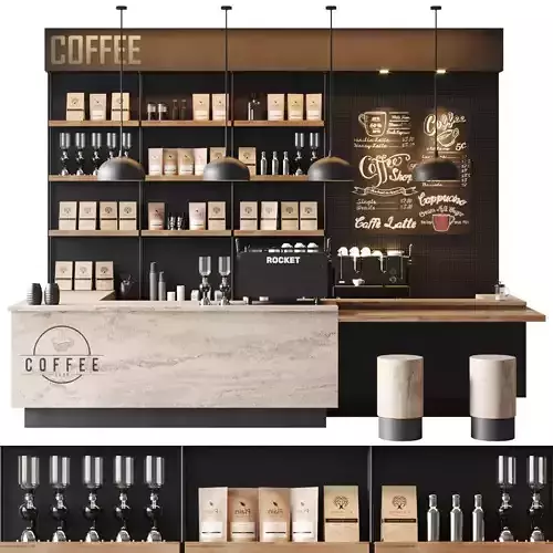 Coffee Shop 3 3D model