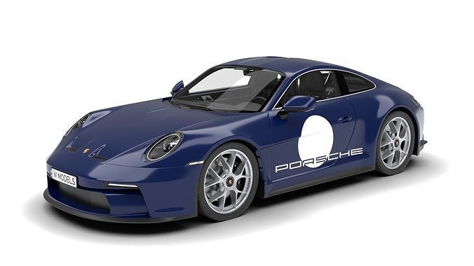 Porsche 911 S-T 2024 3D model